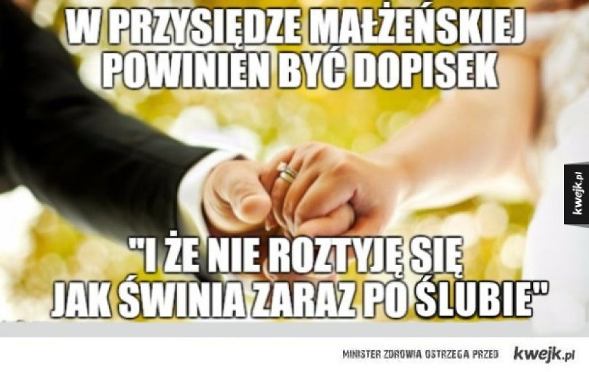 Zabawne memy o żonach i mężach! Najlepsze ŚLUBNE MEMY! Zobacz, jak internauci śmieją się z żon, mężów i... ślubów! 7.12.2023