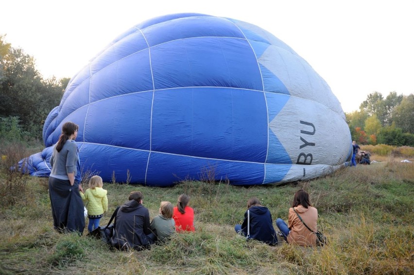 Balony nad Poznaniem. Startowały ze stadionu Szyca