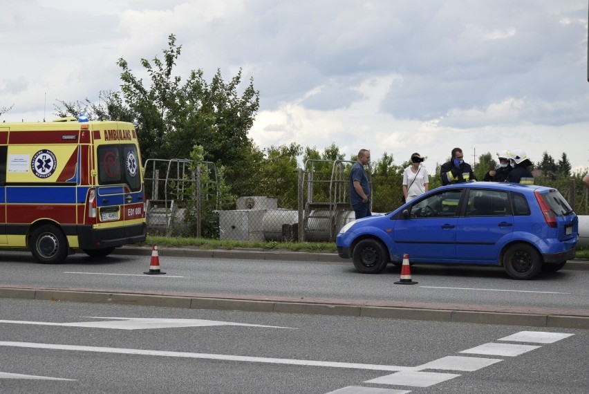 Wypadek na alei Rataja w Skierniewicach