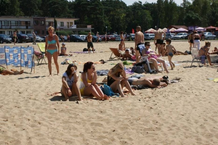 Plaża towarzyska w Ślesinie - gorąco i bez nudy