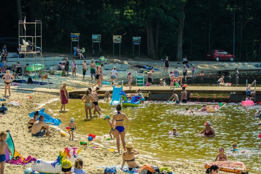 Piątek, 1 lipca przyciągnął na Golejów wielu plażowiczów