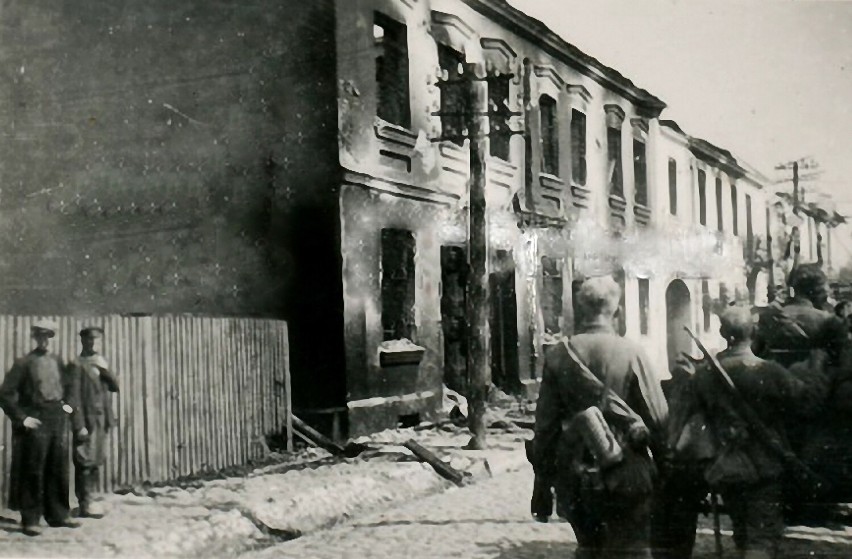 Wkroczenie wojsk niemieckich do Łęczycy we wrześniu 1939...