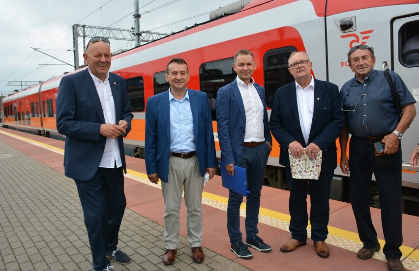 9 lipca 2021 r. - przejazd VIP-ów linią kolejową nr 207 między Malborkiem a Kwidzynem