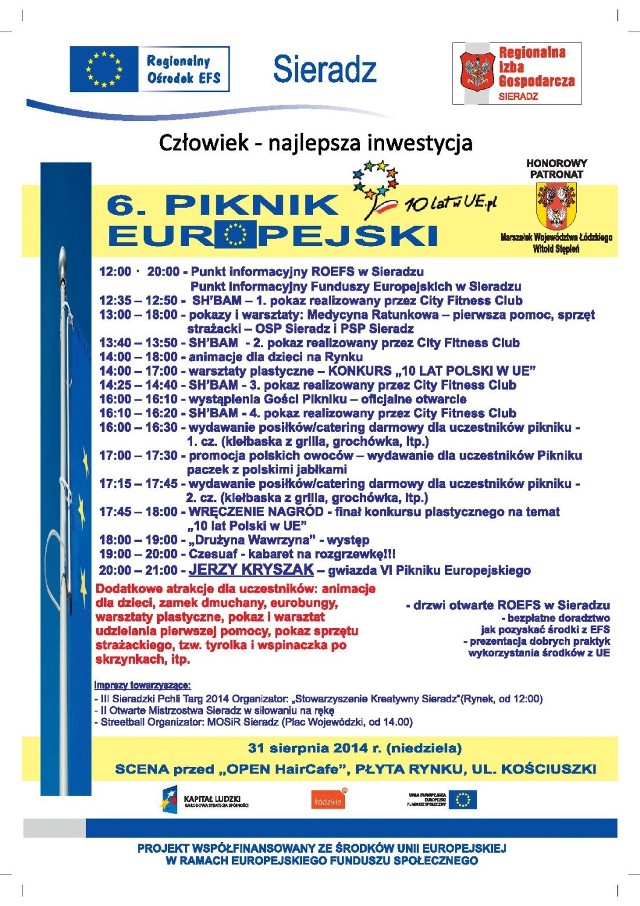 Piknik Europejski w Sieradzu