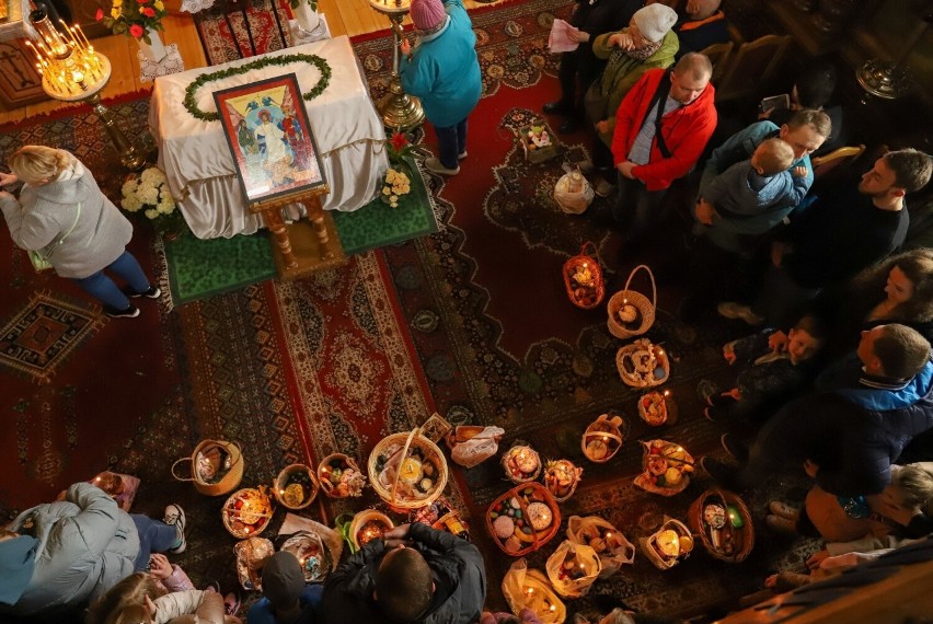 Prawosławni świętowali Wielkanoc: tak było w cerkwi św. Mikołaja w Toruniu ZDJĘCIA