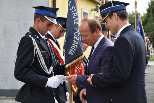 100 lat Ochotniczej Straży  Pożarnej  w Mchach. Były życzenia, gratulacje, odznaczenia i prezenty