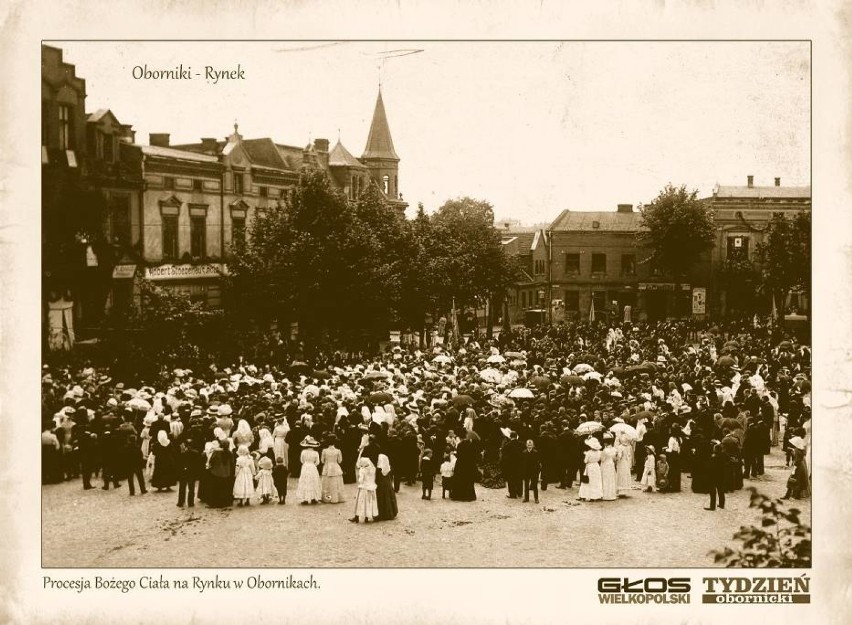 Oborniki na starych fotografiach. Pamiętacie kolekcje pocztówek wydanych przez "Tydzień Obornicki"