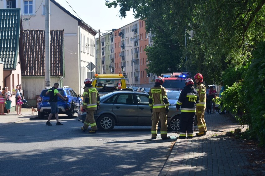 Dachowanie auta w Nowym Dworze Gdańskim. Nikt nie ucierpiał w zdarzeniu