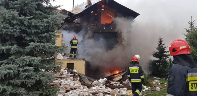 Wybuch domu jednorodzinnego pod Warszawą. Zginęły dwie osoby