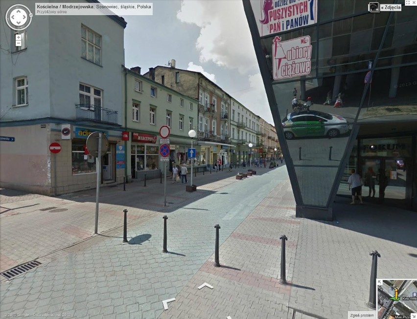 Sosnowiec na Street View. Zobacz co uwieczniło Google w naszym mieście [ZDJĘCIA]