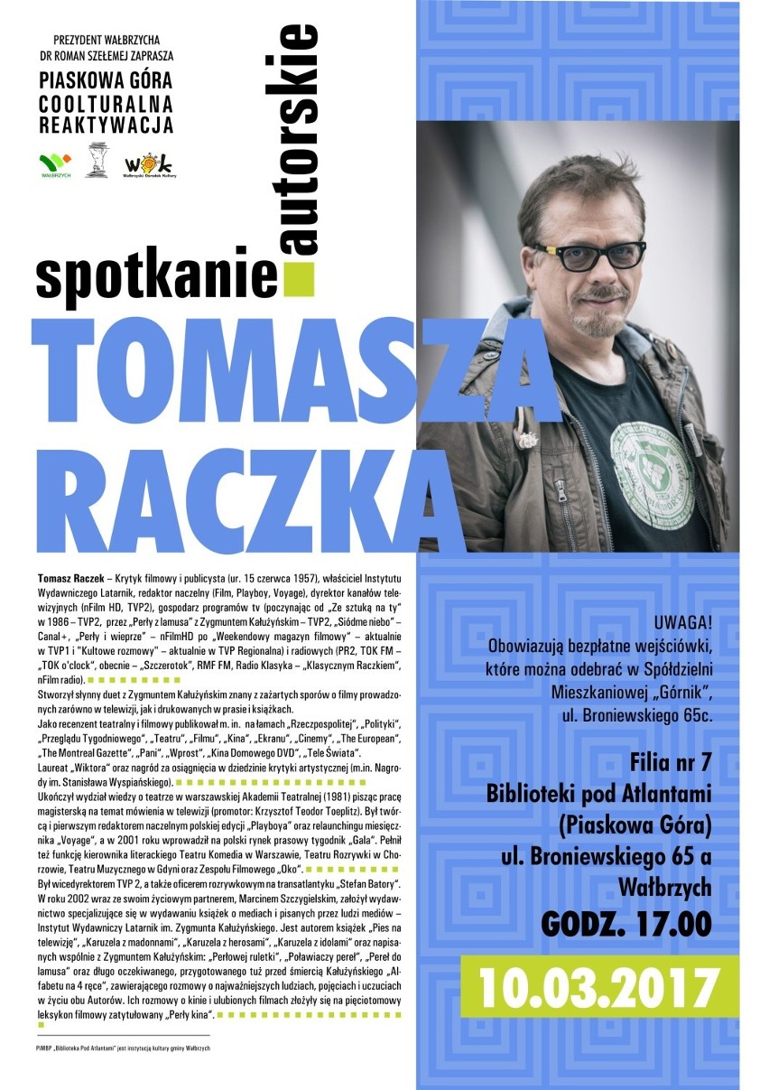 Tomasz Raczek w Wałbrzychu