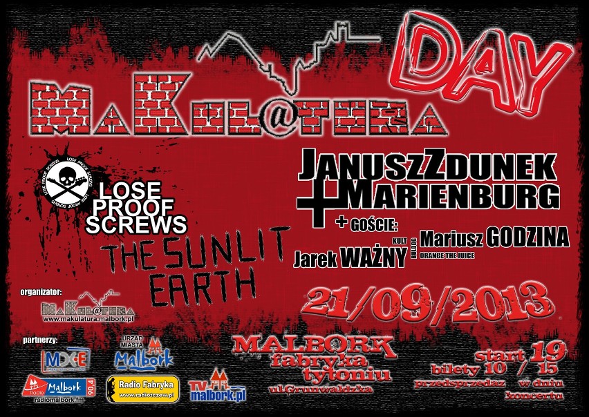 Malbork. Stowarzyszenie Makulatura zaprasza na koncert w ramach Makulatura Day