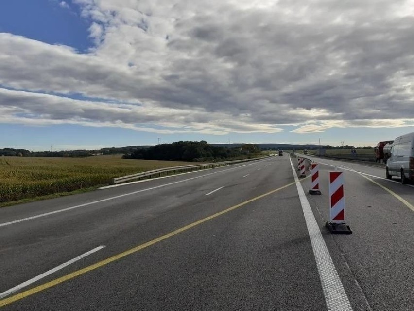 Autostrada A4. Duży zator przed mostem nad Odrą na...