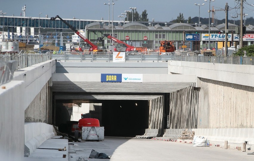 Tunel w Świnoujściu - zdjęcia z 29.07