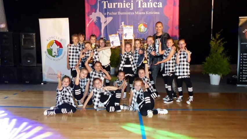 Tancerze z Fabryki Tańca Różańscy w Kaliszu z sukcesami na zawodach w Kościanie. ZDJĘCIA