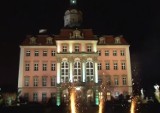 Iluminacja Zamku Książ w Wałbrzychu. Zobacz wideo z oświetlenia zabytkowego zamku