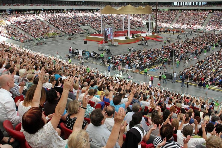 Jezus na Stadionie 2017 - 1 lipca ponad 60 tysięcy wiernych...