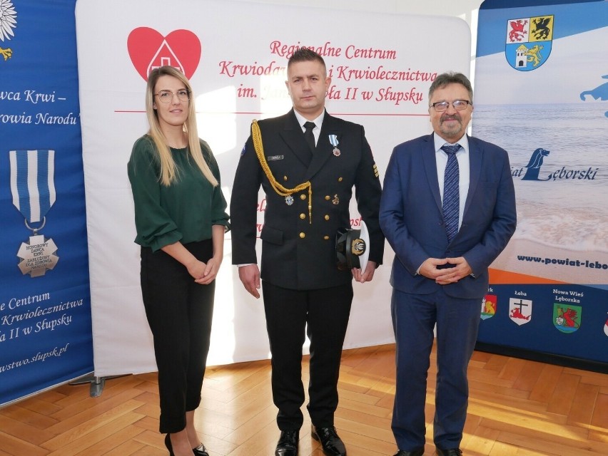 Honorowi Dawcy Krwi z powiatu lęborskiego odznaczeni przez Ministra Zdrowia