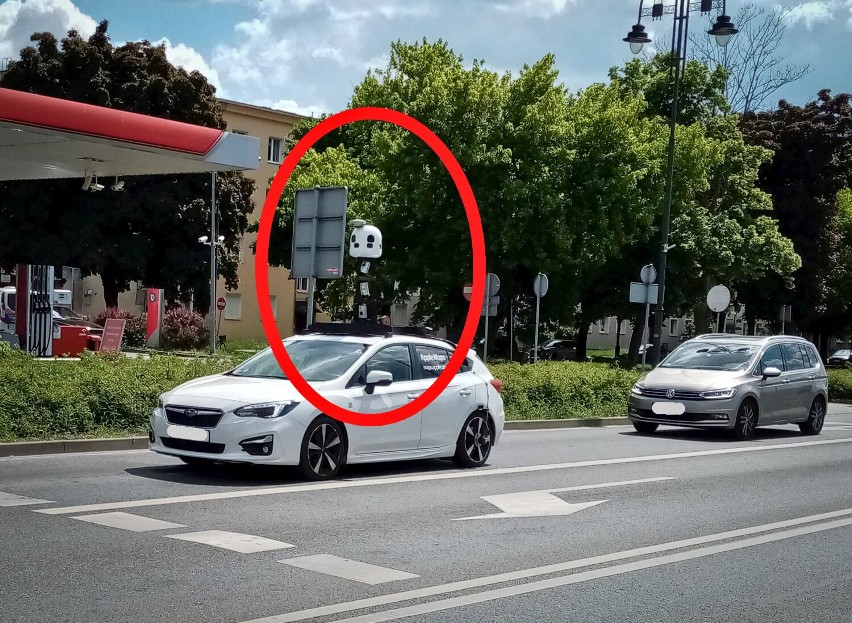 Samochód Apple Maps przyłapany na ulach Bydgoszczy. On robił...