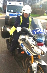 Malborska policja prosi motocyklistów o bezpieczną jazdę
