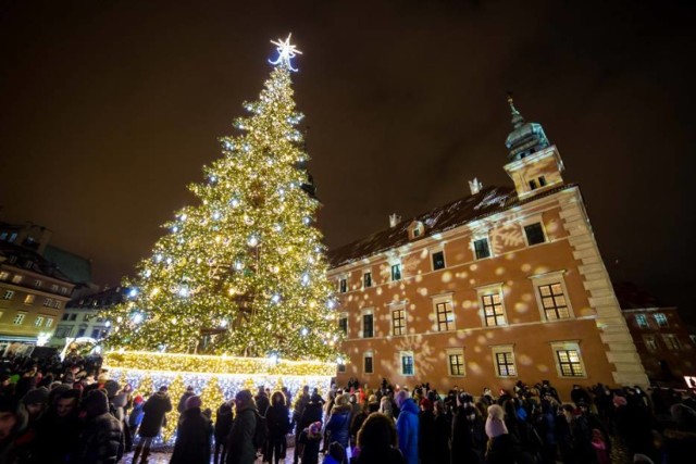 Zapalenie choinki, Warszawa. Świąteczna iluminacja 2018. Lampki rozbłysną 8 grudnia