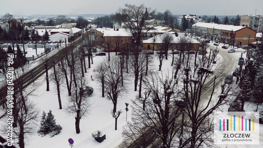 Zima w Złoczewie. Jak prezentuje się miasto w białej odsłonie? (zdjęcia)