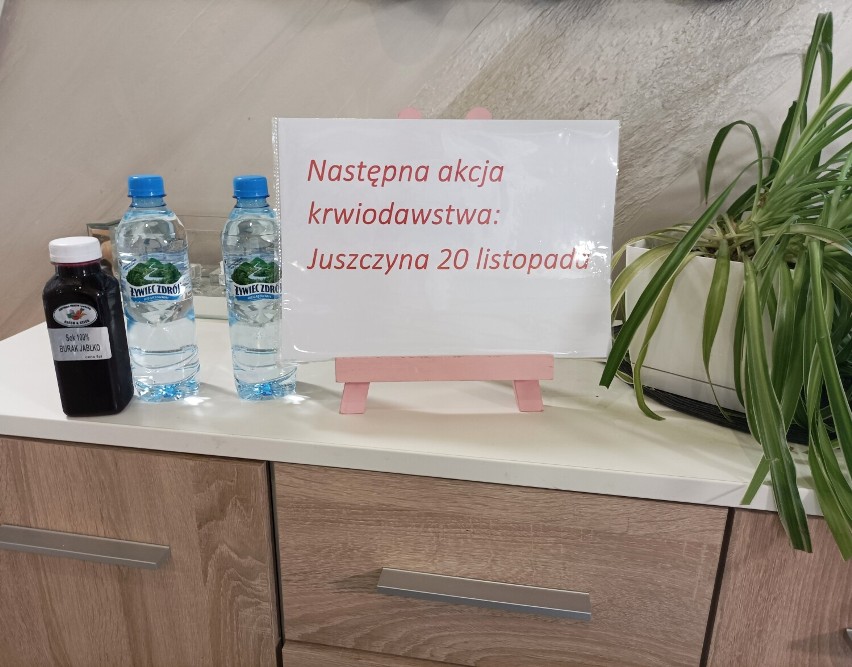Zbiórka krwi w Radziechowach, podsumowanie akcji poboru krwi