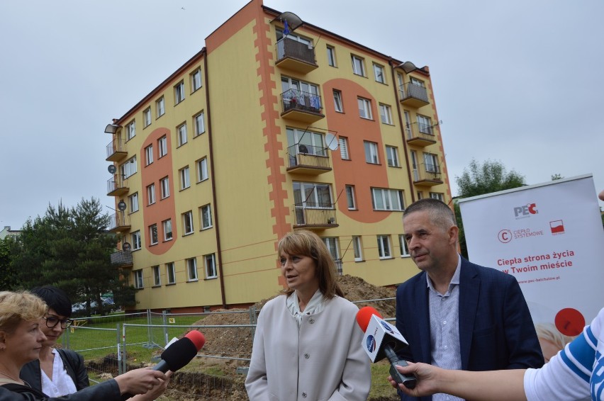 O planach PEC mówili prezydent Bełchatowa Mariola Czechowska...