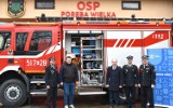 „Wisienka na torcie” dla OSP Poręba Wielka, czyli sprzęt doposażający nowy wóz ratowniczo-gaśniczy