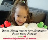 Zbiórka charytatywna dla Nataszy dobiegła końca! Lubinianka przejdzie operację serca w Linz