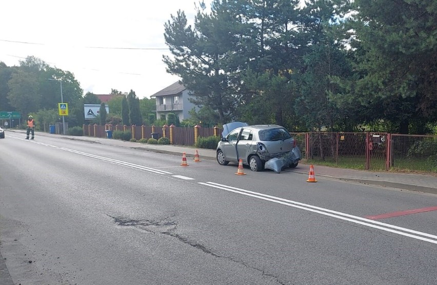 W wypadku w Zakliczynie ranny został kierowca motocykla....