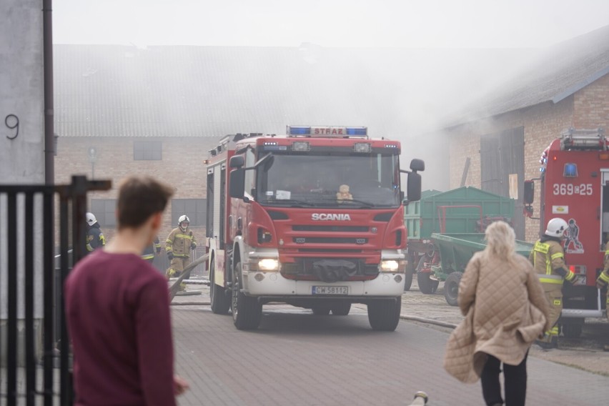 Pożar w stodole w Smólsku (gmina Włocławek)