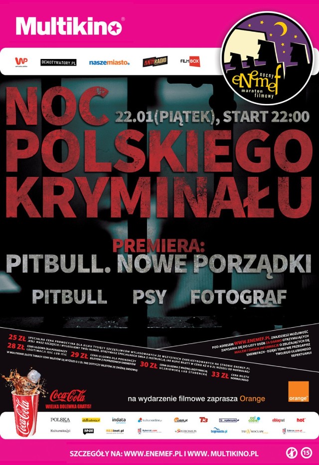 ENEMEF: Noc Polskiego Kryminału, Warszawa. Wygraj bilety na wyjątkową noc [KONKURS]