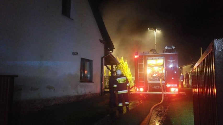 Pożar w Tarnowie. Zdjęcia