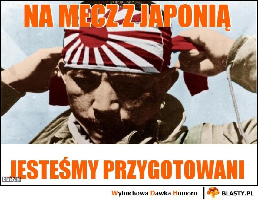 Mecz Polska - Japonia. Memy, które powstają na nasze starcie...