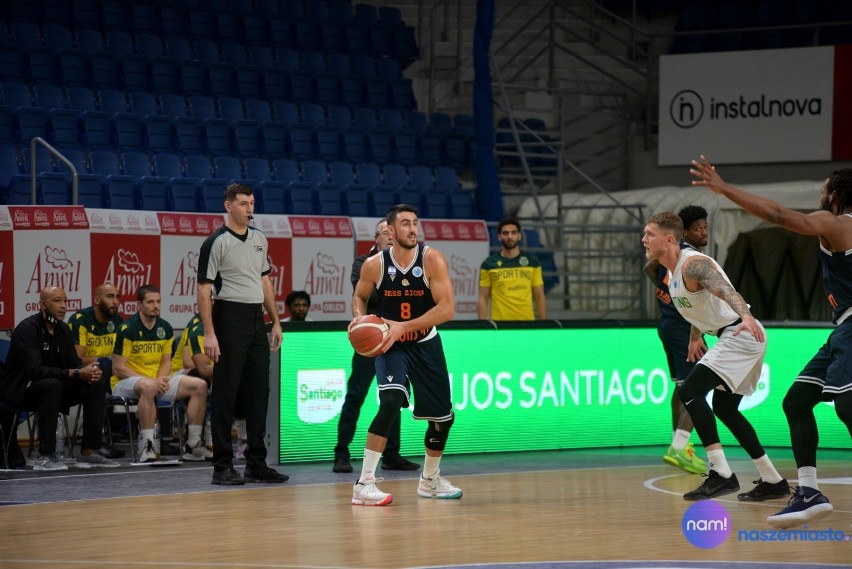 Sporting Lizbona - Ironi Ness Ziona 81:86 - bańka FIBA Europe Cup we Włocławku [26 stycznia 2021 - zdjęcia]
