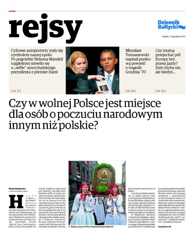 Magazyn REJSY z dn. 13.12.2013