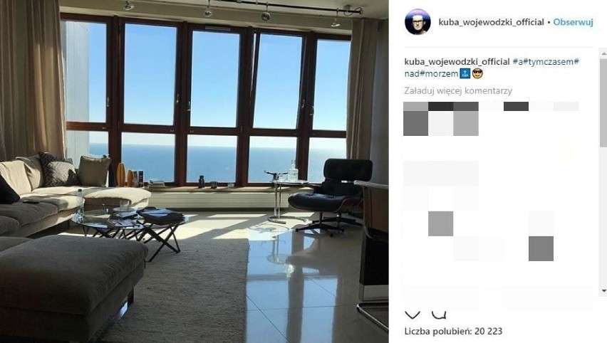 Kuba Wojewódzki wrzucił do sieci zdjęcia swojego apartamentu...