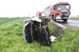 Wypadek na drodze Oława - Wrocław. Za kierownicą pijany mężczyzna