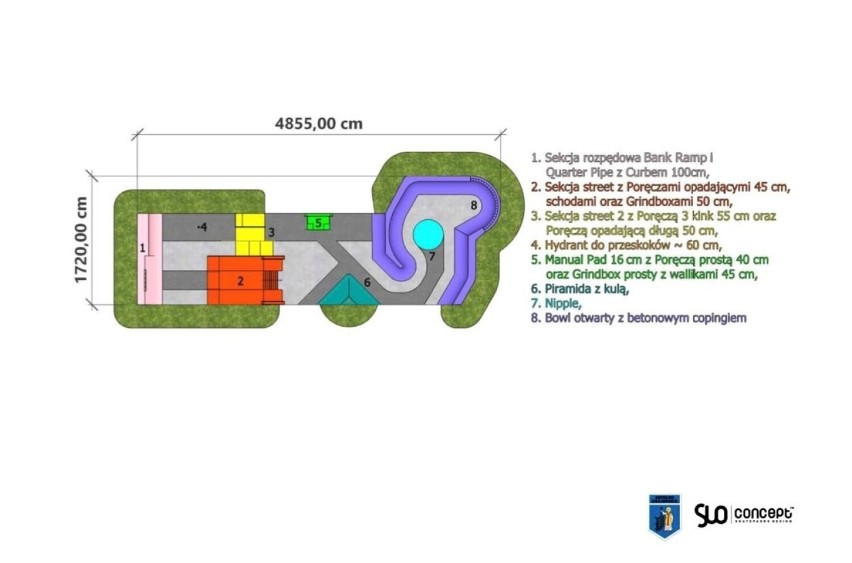 Tak ma wyglądać skatepark na Placu Przyjaźni w Sępólnie....