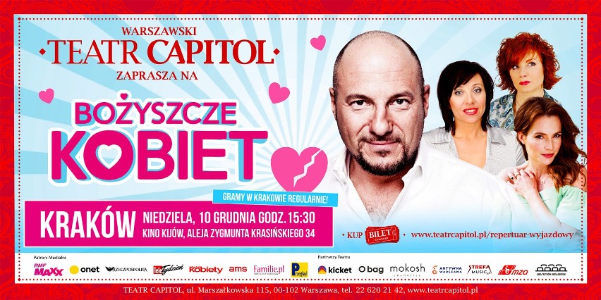 Warszawski Teatr Capitol zaprasza na teatralny hit - „Bożyszcze kobiet.” 