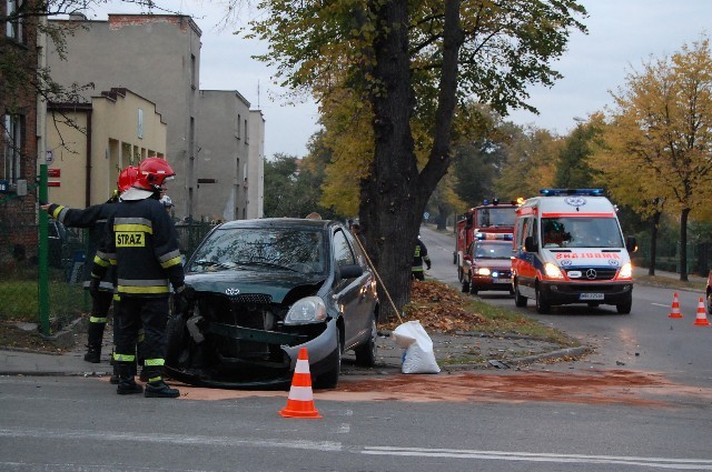 Tczew. Wypadek na Bałdowskiej - kobieta trafiła do szpitala