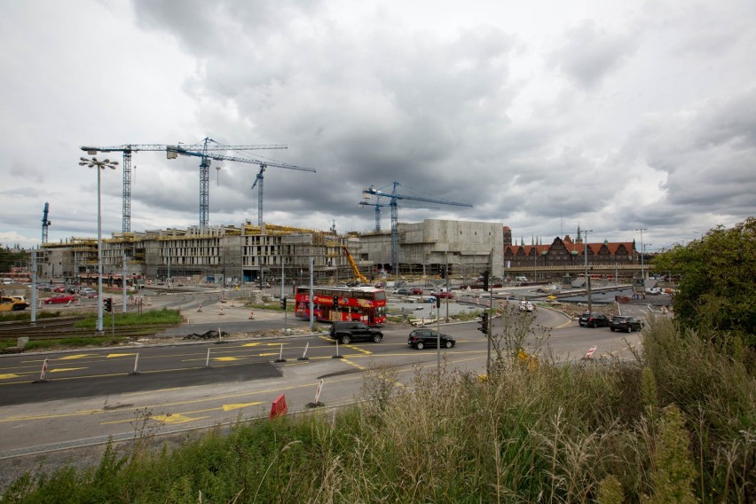 Powstające Forum Gdańsk już zmieniło krajobraz centrum...