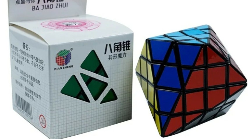 Tak wygląda przykładowa, nieregularna forma Kostki Rubika.