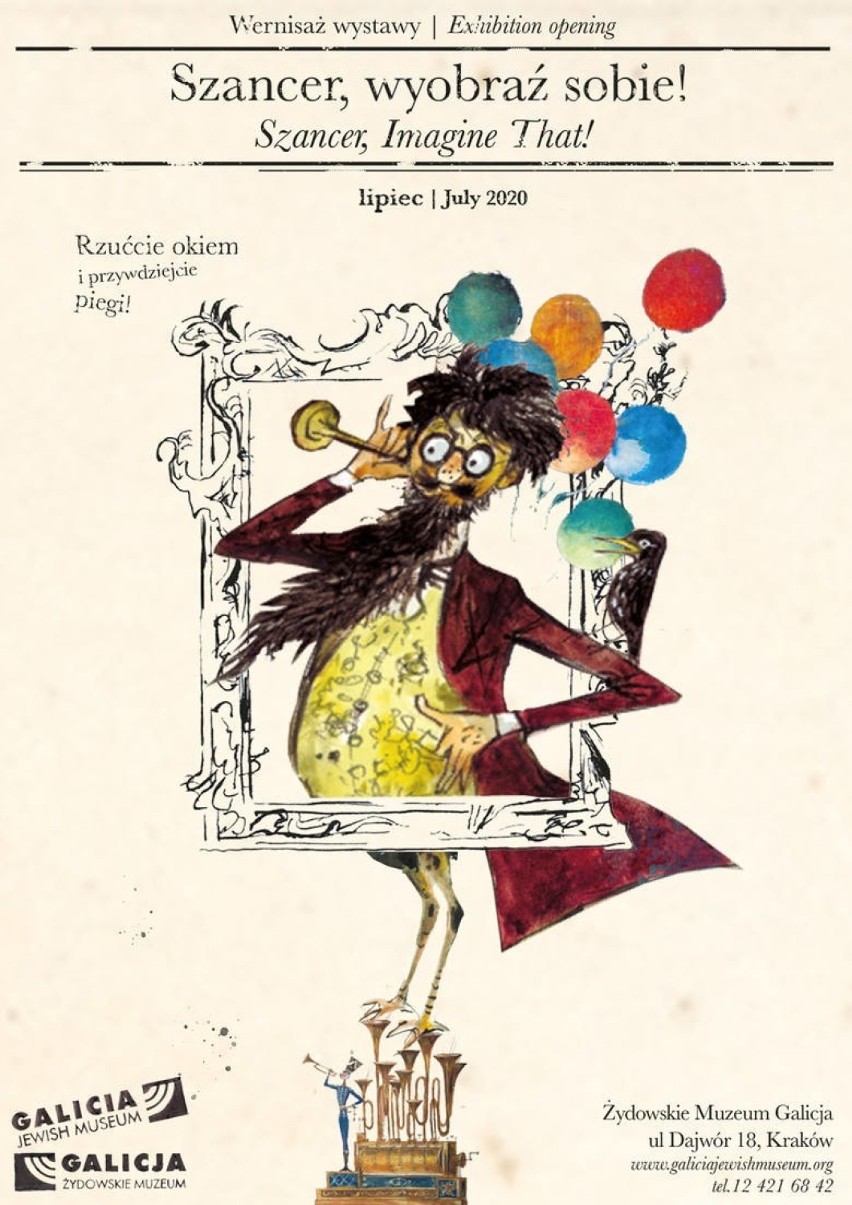 W muzeum Galicja wystawa najpiękniejszych ilustracji Jana Marcina Szancera znanych z dziecięcych lektur