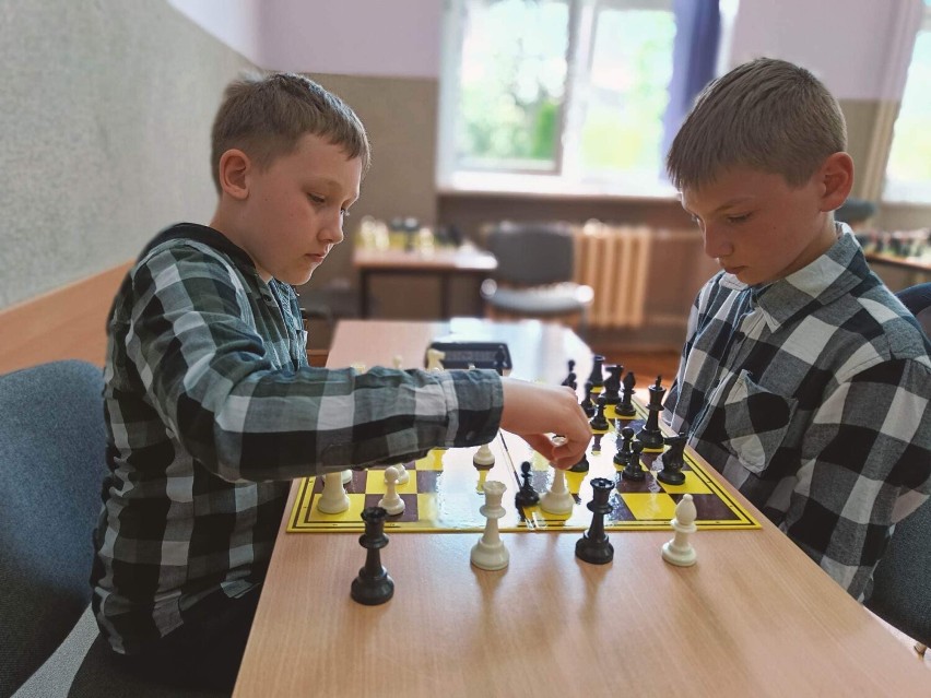 Turniej w ramach projektu "Łódzkie gra w szachy" w Wieluniu
