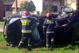 Wypadek pod Łowiczem. Cztery osoby trafiły do szpitala