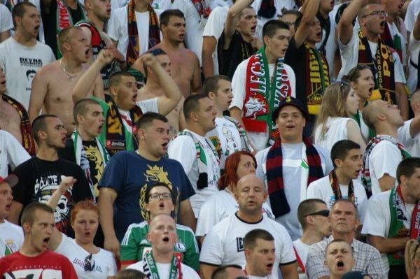 Pogoń - Legia: Kibice na meczu przyjaźni [ZDJĘCIA]