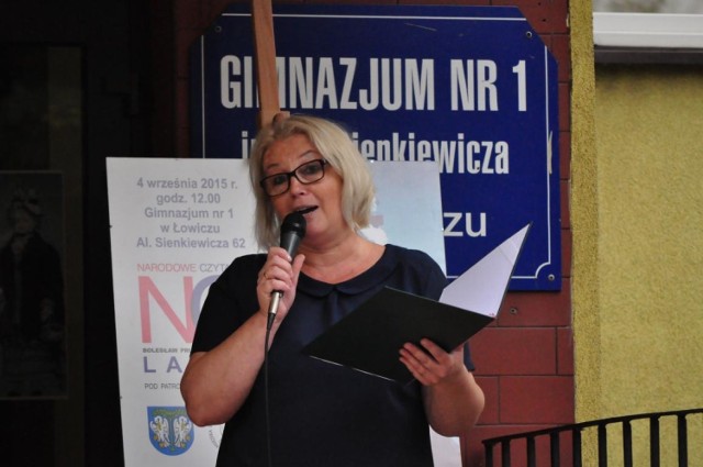 Narodowe Czytanie w Łowiczu odbędzie się w Gimnazjum nr 1. Rok wcześniej prezentowano tam fragmenty „Lalki” B. Prusa