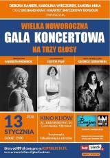 Wielka Noworoczna Gala Koncertowa 2018- Piaf, Gershwin, Monroe.